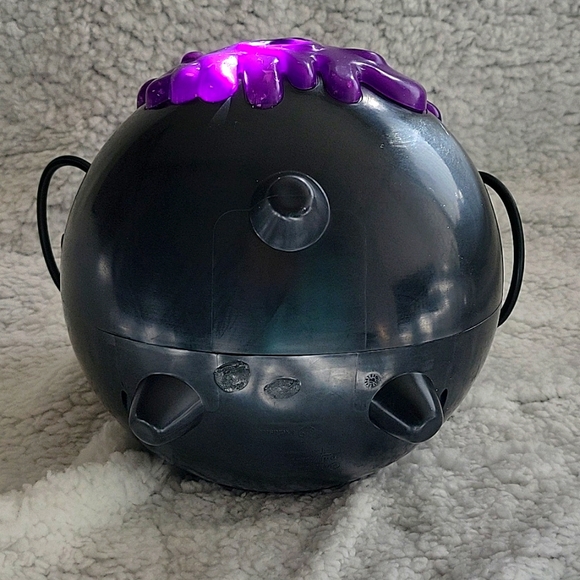 Disney Parks Halloween Purple Poison Cauldron Popcorn Bucket Light Up with Strap - Picture 4 of 6